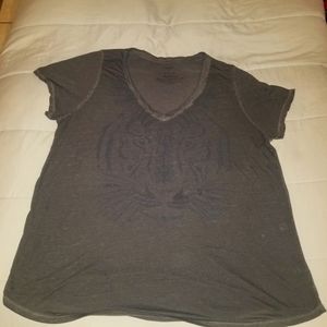 Size 2 in women's Large, Torrid, Grey with Tiger